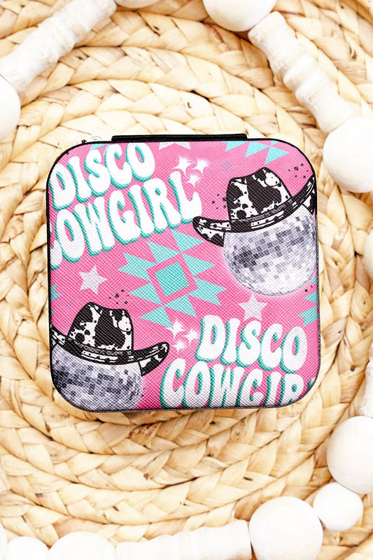 Disco Cowgirl Travel Jewelry Box