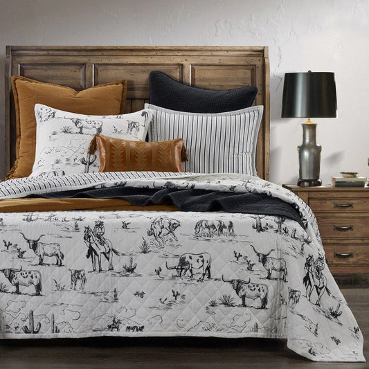 Ranch Life Printed Reversible Quilt