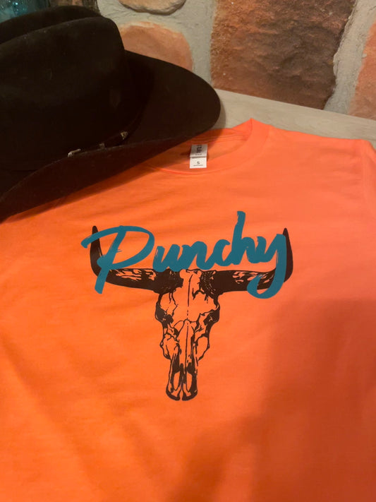 Coral Punchy Tee