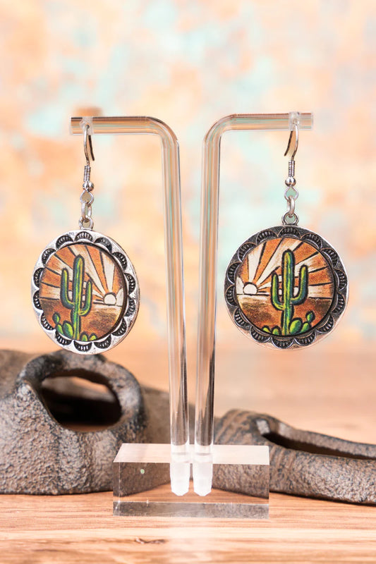 Cactus Sunrise Earrings